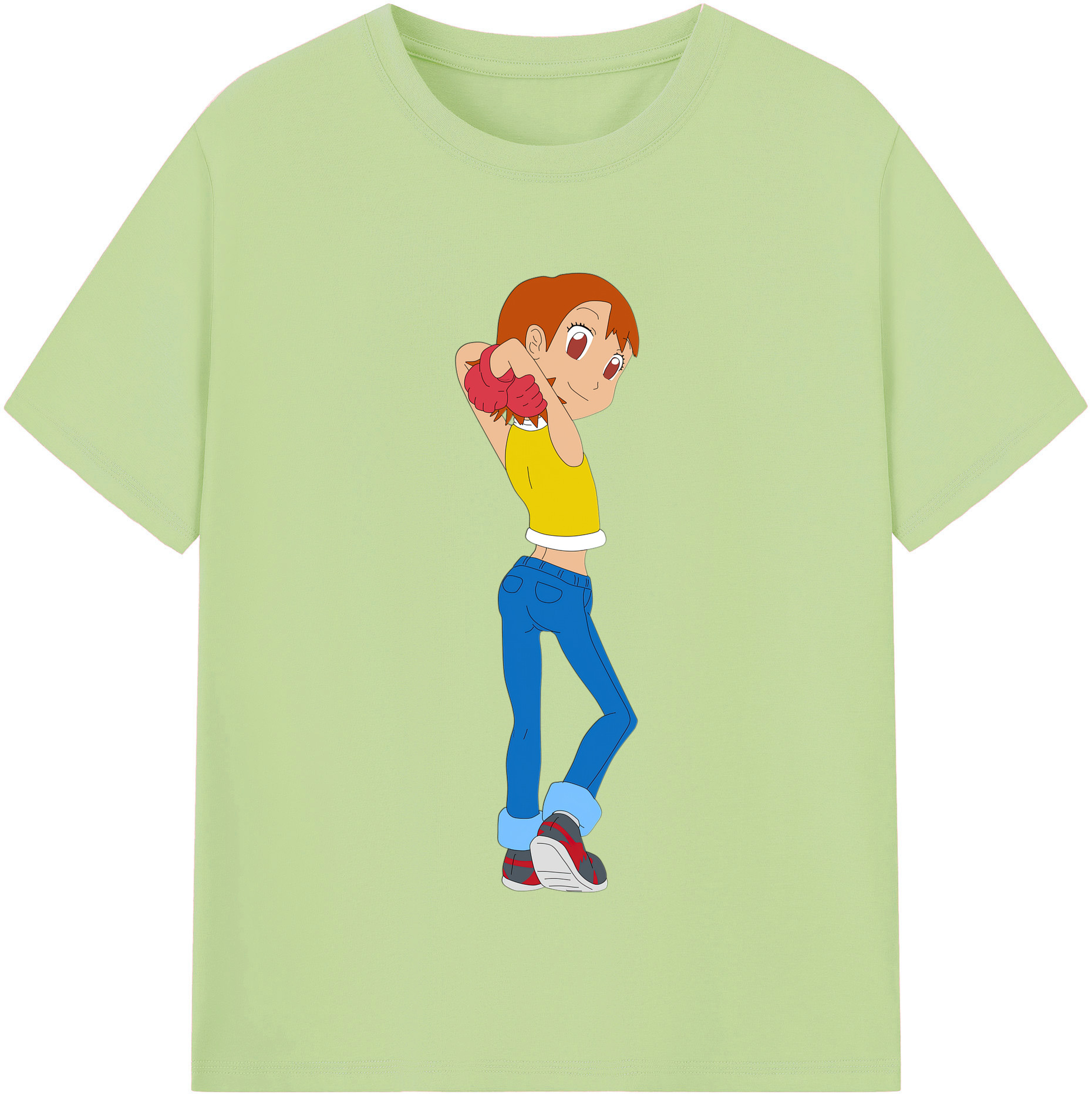 （画像用） Digimon デジタルモンスター/デジモン 綿100％半袖Tシャツ（フロントプリント）